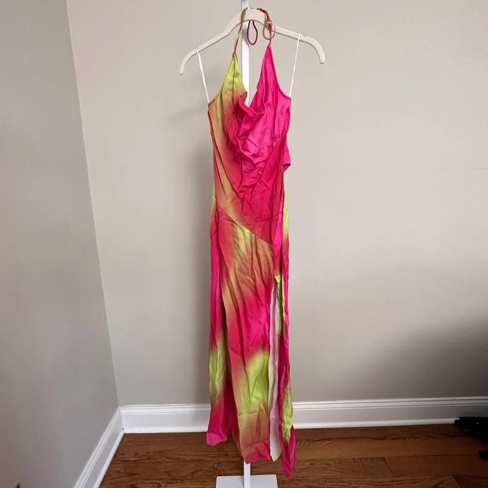 The Wolf Gang Makena Maxi Dress NWT - Picture 7 of 9